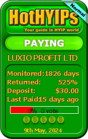 LUXIO PROFIT LTD details image on Hot Hyips