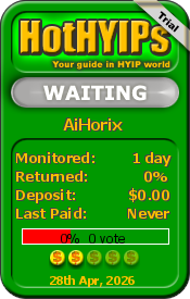 HotHYIPs - monitor and rating. Click here to verify status.